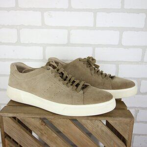 VINCE Brady Suede Casual Sneakers Shoes Mens 11.5 US Light Tan Beige Lace